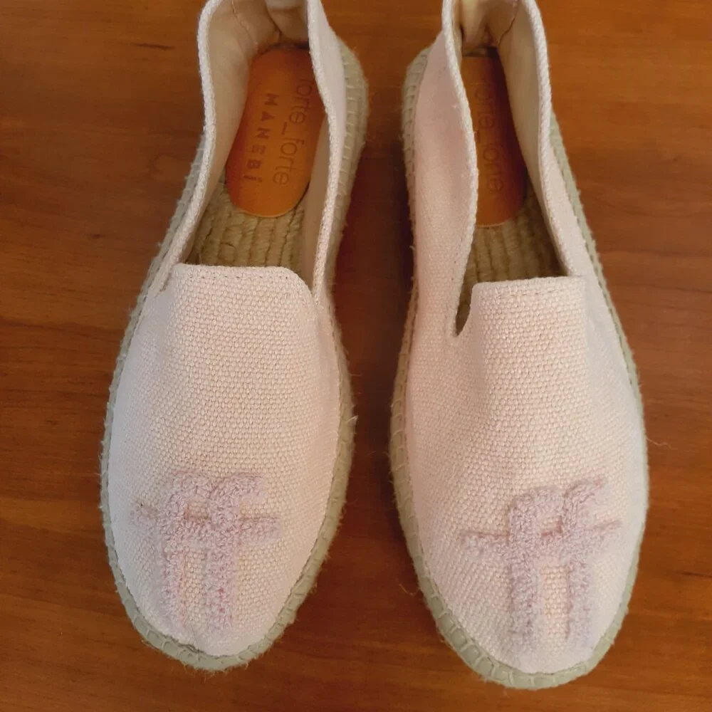 Forte_forte x Manebi Pink Espadrilles